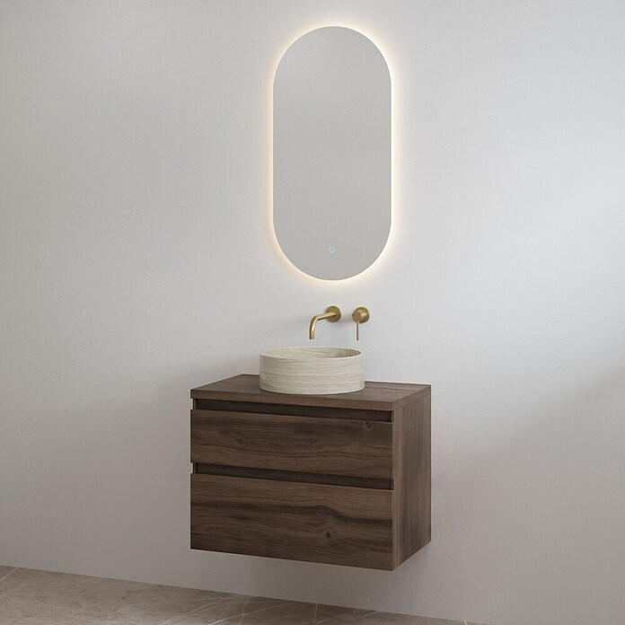Best Design Badmeubelset Lavita-80 (Totale breedte badmeubel: 80 cm, Espresso Brown) | BAUHAUS