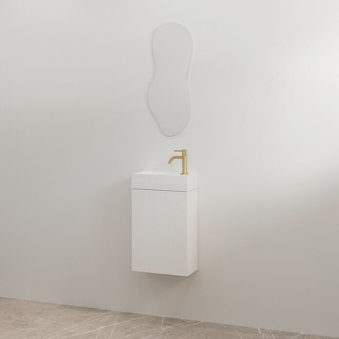 Best Design Badmeubelset Siva (Totale breedte badmeubel: 36 cm, Wit, Glanzend) | BAUHAUS