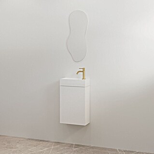 Best Design Badmeubelset Siva (Totale breedte badmeubel: 36 cm, Wit, Glanzend)