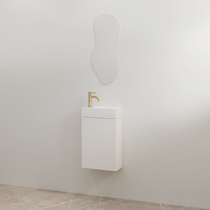 Best Design Badmeubelset Siva (Totale breedte badmeubel: 36 cm, Wit, Glanzend) | BAUHAUS