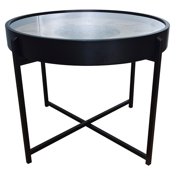 BHP Couchtisch Ivana 1 (Ø x H: 71,5 x 57 cm, Metall, Rund, Schwarz) | BAUHAUS