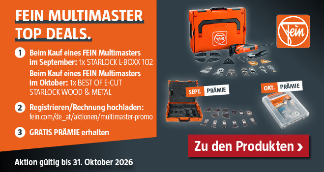Aktion Fein Multimaster mit gratis Beigabe