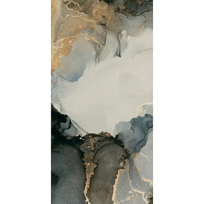 Feinsteinzeugfliese JOYA – 60 x 120 cm, Marmoroptik, Brillant - 
