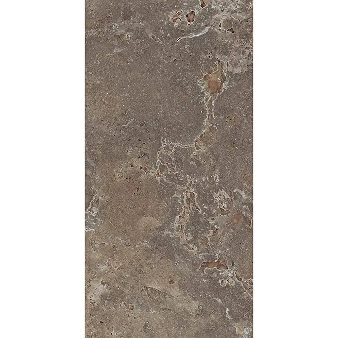 Feinsteinzeugfliese CAFE TRAVERTINO – 60 x 120 cm, Marmoroptik, Matt - 
