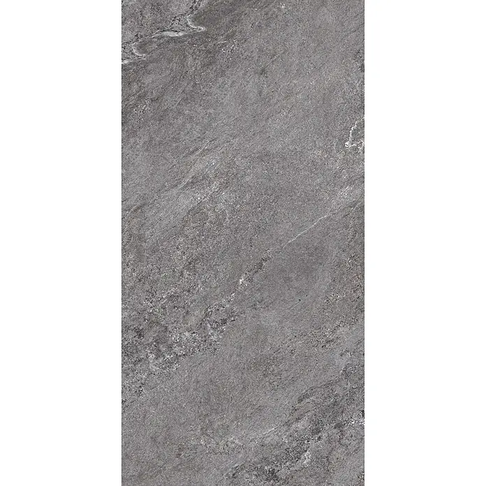 Feinsteinzeugfliese LUMOS GREY – 60 x 120 cm, Marmoroptik, Matt - 