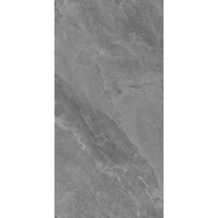 Feinsteinzeugfliese ATLANTIC GRAPHITE – 60 x 120 cm, Marmoroptik, Brillant - 