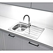 Ugradbeni sudoper ZOOM 20 + JANA FLEX  (D x Š: 81 x 51 cm, Čelik) | BAUHAUS