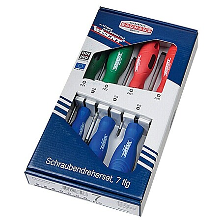 Wisent Set de destornilladores (Apto para: Ranura y cruz PH/PZ, 7 pzs.)