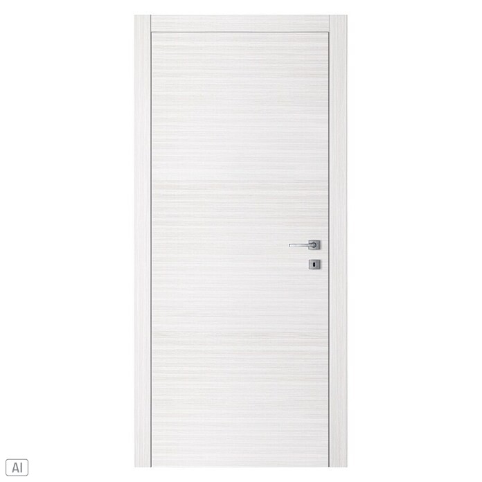 Sobna vrata Vera  (70 x 210 cm, Smer odpiranja: Levo/desno, Bela, Satje) | Sobna vrata | Notranja vrata | Vrata | Okna, vrata in stopnice | Izdelki | BAUHAUS