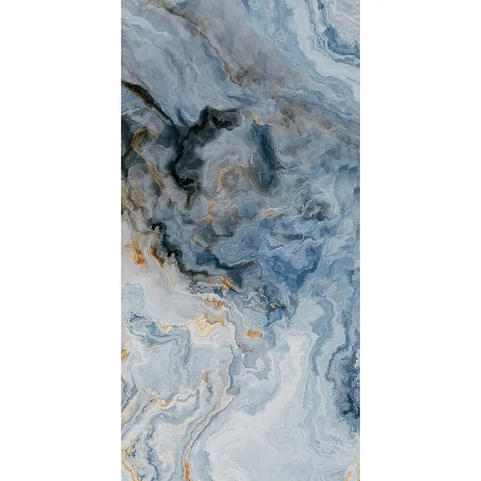Feinsteinzeugfliese HYPNOS – 60 x 120 cm, Marmoroptik, Brillant - 