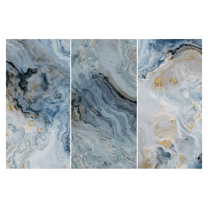Feinsteinzeugfliese HYPNOS – 60 x 120 cm, Marmoroptik, Brillant - 
