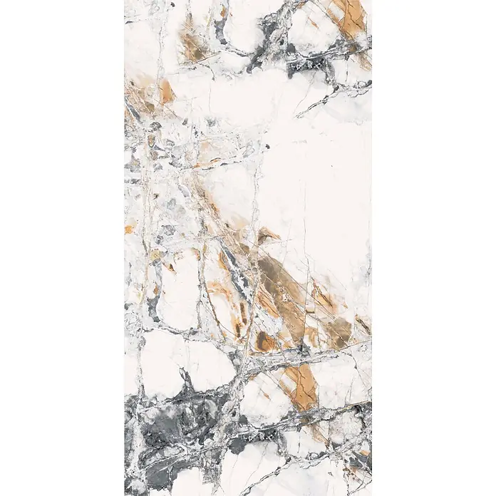 Feinsteinzeugfliese PATAGONIA VEINY – 60 x 120 cm, Marmoroptik, Brillant - 