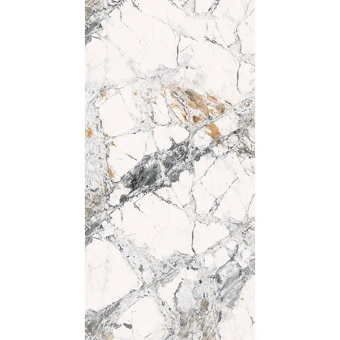 Feinsteinzeugfliese PATAGONIA VEINY – 60 x 120 cm, Marmoroptik, Brillant - 