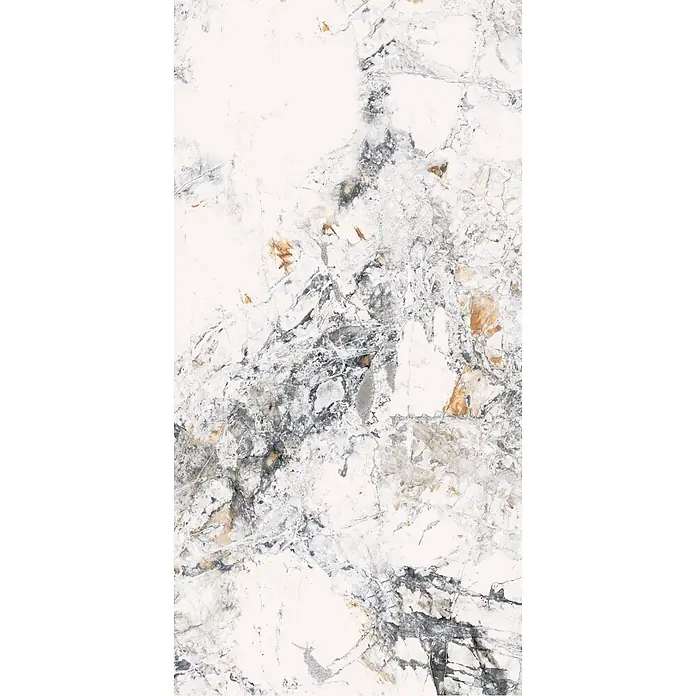Feinsteinzeugfliese PATAGONIA VEINY – 60 x 120 cm, Marmoroptik, Brillant - 