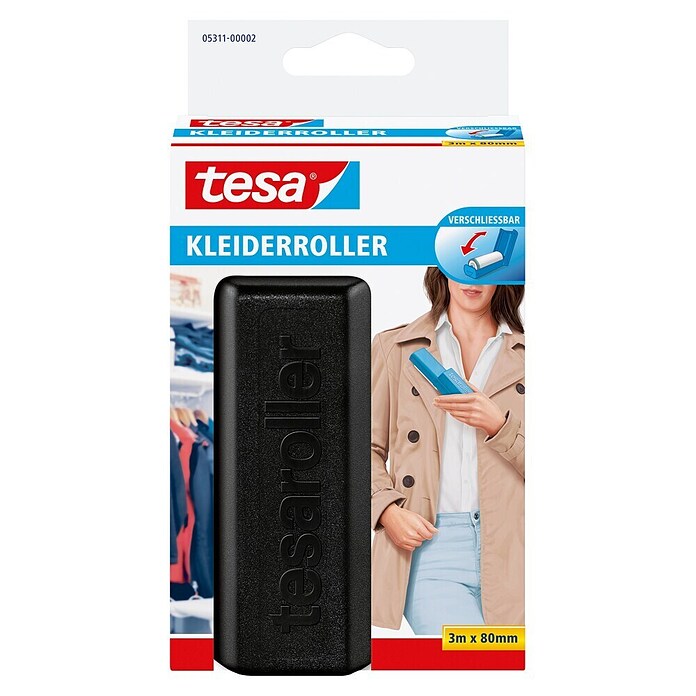 Tesa Fusselrolle Kleiderroller (L x B: 3 m x 80 mm) | BAUHAUS