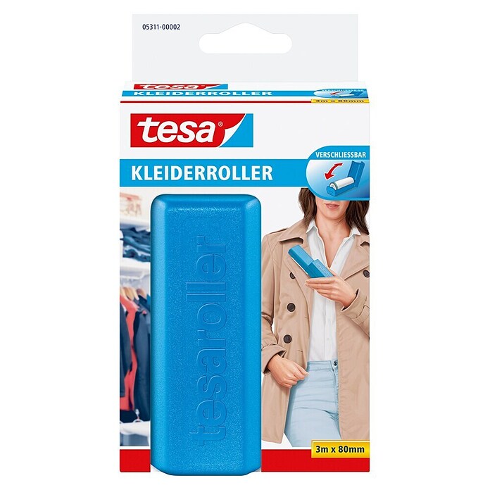 Tesa Fusselrolle Kleiderroller (L x B: 3 m x 80 mm) | BAUHAUS