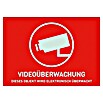 AUFKLEBER           VIDEOÜBERWACHUNG    148X105mm