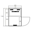 Infrarotkabine Nordisk 1 (80 x 110 x 190 cm, 1 450 W) | BAUHAUS