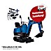 Scheppach Minibagger EXC815 inkl. XXL Zubehör-Set 