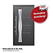 Hörmann EcoStar Haustür ISOPRO (110 x 210 cm, DIN Anschlag: Links, Anthrazit Metallic)