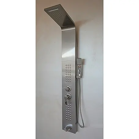 Frascio Fra9010 Duschpaneel Hydromassage Edelstahl 18/10 Satiniert