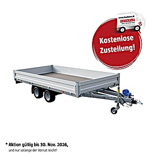 Anhänger HL-TBH4020/27-B (Nutzlast: 2 142 kg, Doppelachser, Kasteninnenmaß: (L x B x H): 4045 x 2020 x 300 mm, Gebremst)