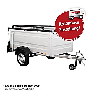 Anhänger KT-EU2 (Nutzlast: 520 kg, Einachser, Kasteninnenmaß: (L x B x H): 2020 x 1075 x 675 mm, Ungebremst)