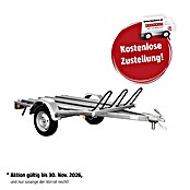 Motorradanhänger Moto MU2 mit 3 Stellschienen (L x B x H: 294,5 x 152 x 92 cm, Nutzlast: 599 kg) | BAUHAUS