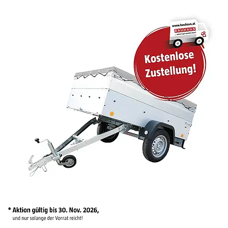 Anhänger Tieflader KD-EU2 SET mit Aufsatzwände + Flachplane