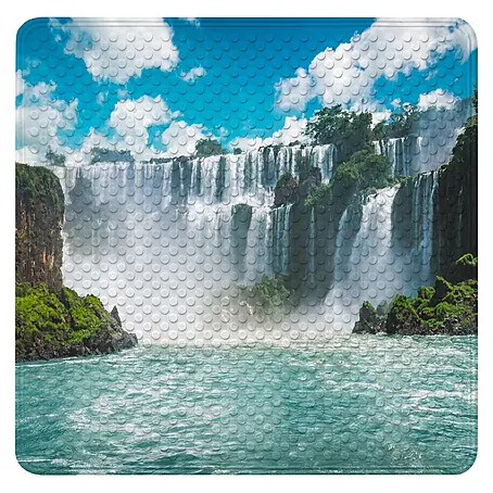 Badematte Wasserfall