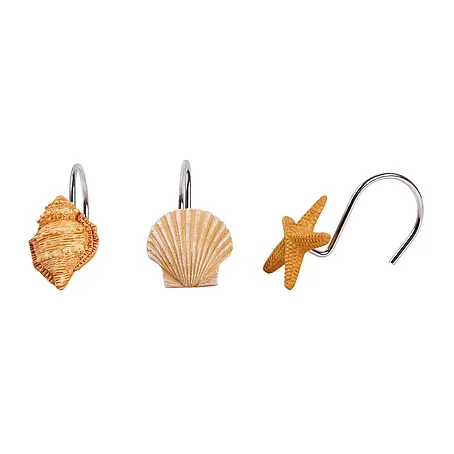 12 Duschvorhangringe Sanibel