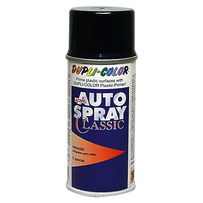 Dupli-Color Acryl-Autospray Classic - Audi/VW, Indigoblau Perl, 150 ml - Dupli-Color Auto Spray Classic Lack für Kunststoffoberflächen, Indigoblau perl LBSN, ideal für VW/Audi.