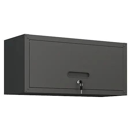 SONNENH Wand-Werkzeugschrank, 75 x 30 x 34,5 cm, Schwarz