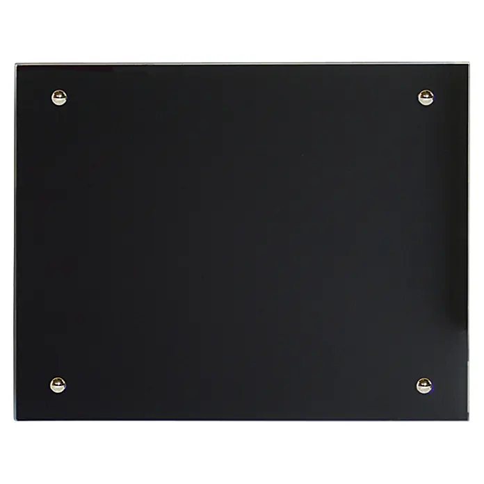 Admiral Infrarot-Glasheizkörper - 700 x 550 mm, 500 W, Schwarz - Vorderansicht