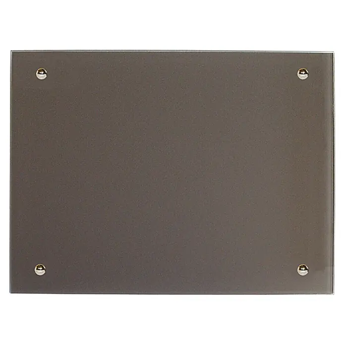 Admiral Infrarot-Glasheizkörper - 700 x 550 mm, 500 W, Beige, Grau - Vorderansicht