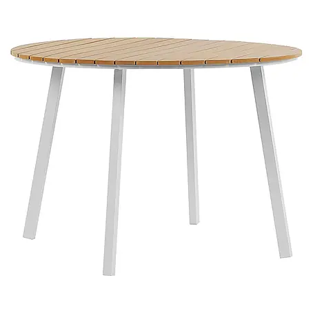 Esstisch CAVOLI in Braun/Weiß - (W) 105 x (H) 73 x (L) 105 cm
