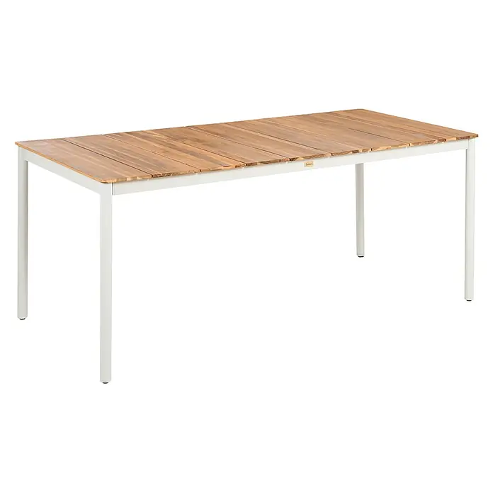 Esstisch GIOVINAZZO in Braun/Weiß - (W) 90 x (H) 75 x - L