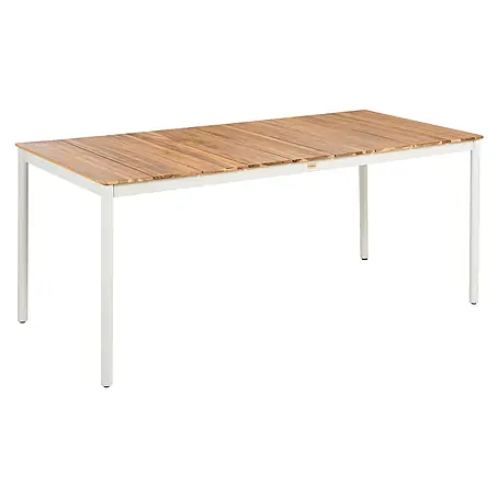 Esstisch GIOVINAZZO in Braun/Weiß - (W) 90 x (H) 75 x (L) 180 cm