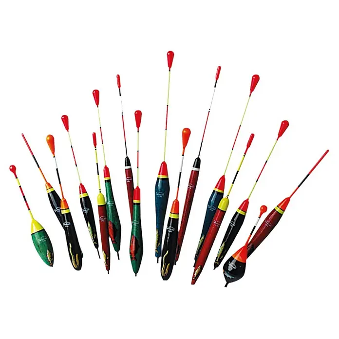 Westline Pose Zielfisch - 1 Stk., Zielfisch: Allround - Eine Sammlung von bunten Angelposen in verschiedenen Größen und Designs, ideal für Angler.