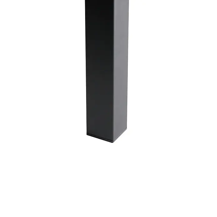 Esstisch FELETTO in Grau/Schwarz - (W) 90 x (H) 76 x - L