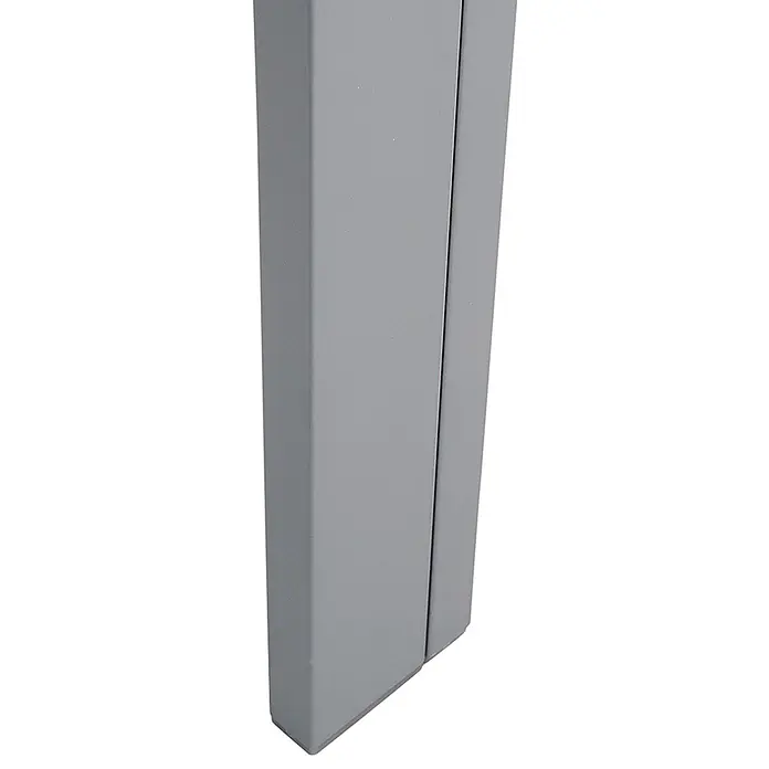 Esstisch CATANIA in Schwarz/Silber - (W) 91 x (H) 71 x - L