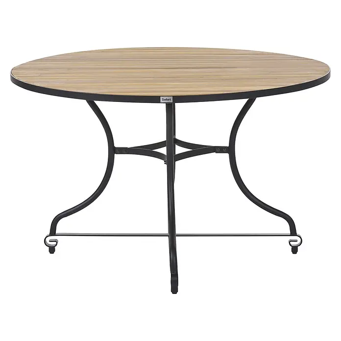 Esstisch LASCARI in Braun/Schwarz - (W) 120 x (H) 74 x - L