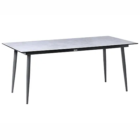 Esstisch TOLENTINO in Grau - (W) 90 x (H) 75 x (L) 180 cm