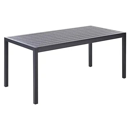 Esstisch VERNIO in Schwarz - (W) 90 x (H) 76 x (L) 180 cm