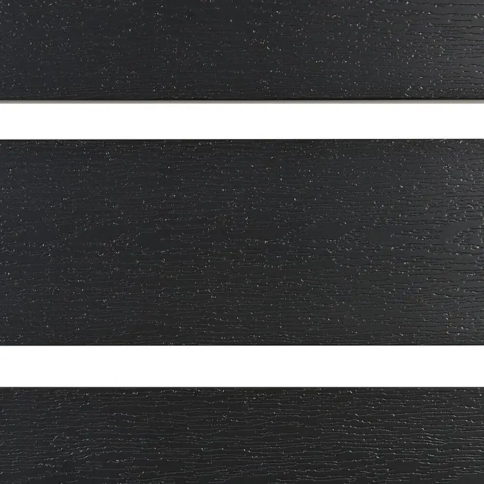 Esstisch VERNIO in Schwarz/Silber - (W) 90 x (H) 76 x - L