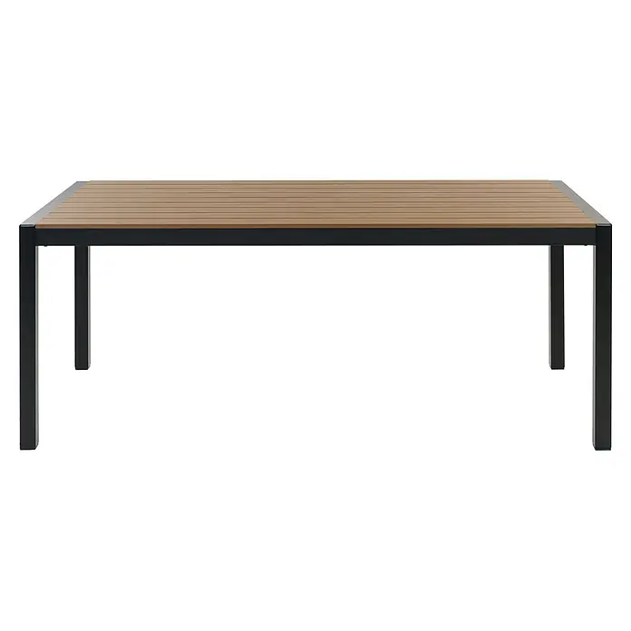 Esstisch VERNIO in Braun/Schwarz - (W) 90 x (H) 76 x - L