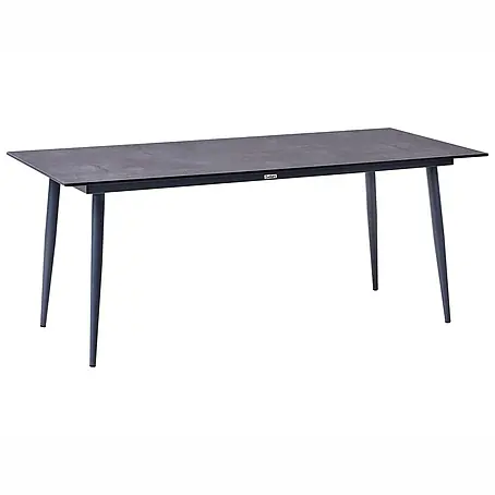 Esstisch TOLENTINO in Grau - (W) 90 x (H) 75 x (L) 180 cm