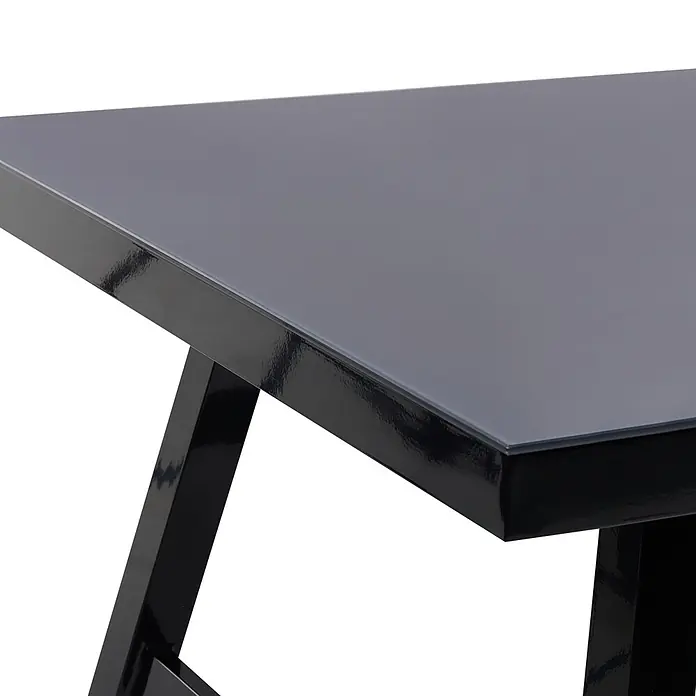 Esstisch CANETTO in Schwarz - (W) 90 x (H) 76 x - L