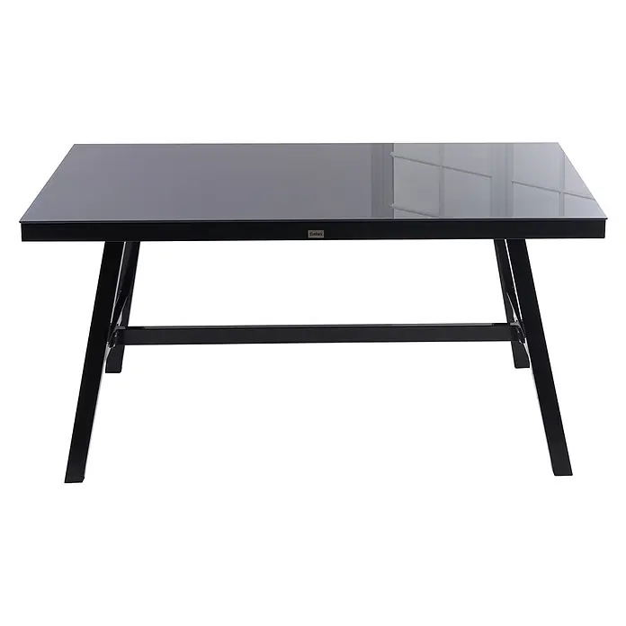 Esstisch CANETTO in Schwarz - (W) 90 x (H) 76 x - L