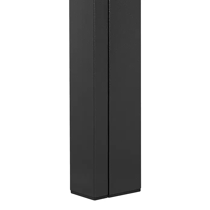 Esstisch COMO in Grau/Schwarz - (W) 90 x (H) 74 x - L